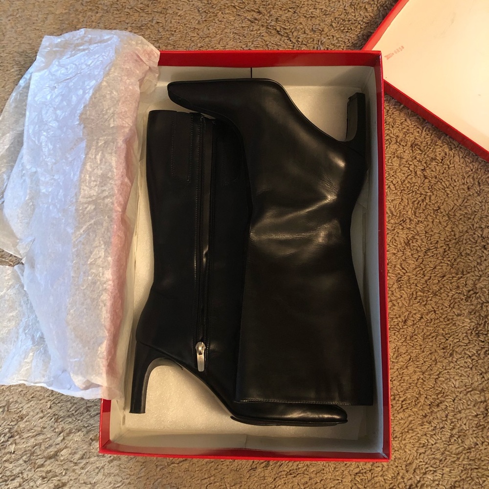 AK Anne Klein Parisian Black Boots